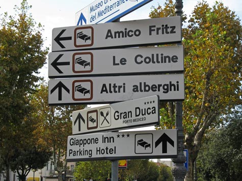 Maps of Livorno and Region