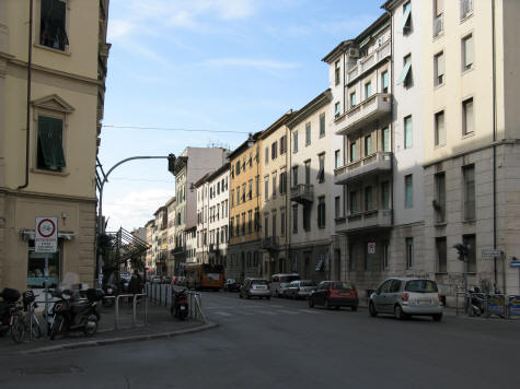 Via Giosue Carducci in Livorno Italy
